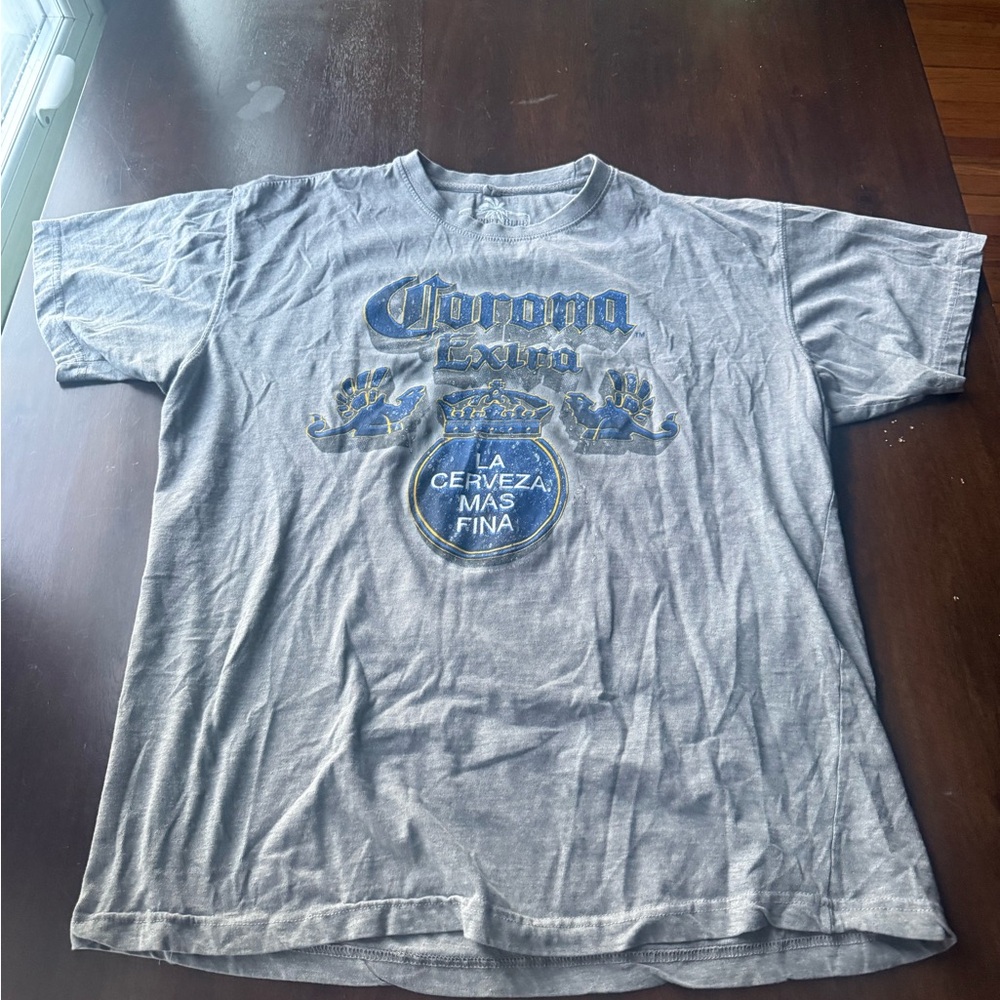 Corona Extra Gray Short Sleeve T-Shirt